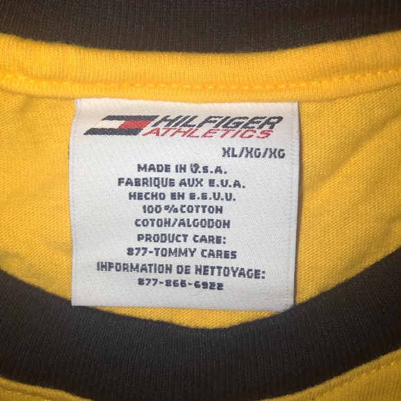 Vintage Yellow Men’s Tommy Hilfiger Tank Top - Picture 4 of 6